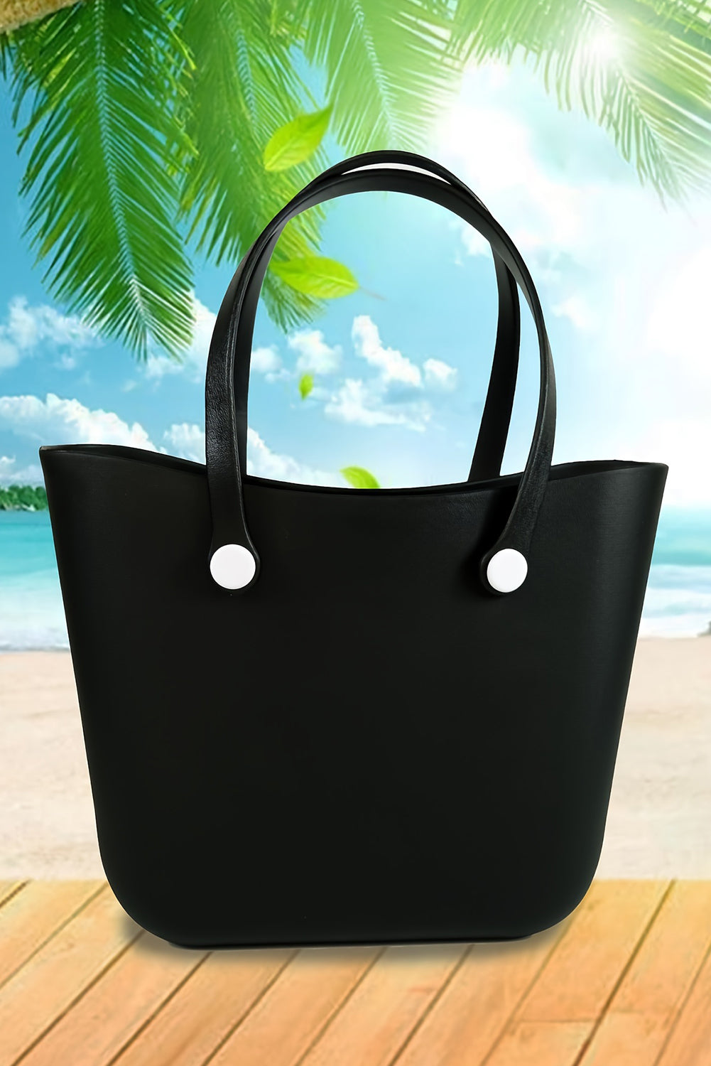 Black Waterproof Self-assembly Detachable Straps Eva Tote Bag