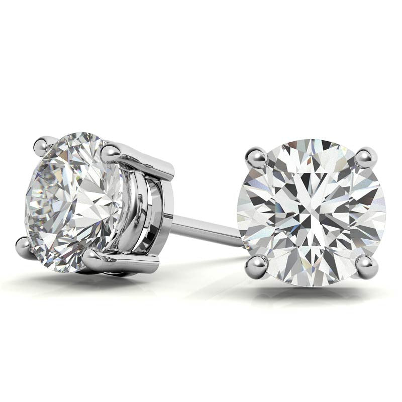 400 Ctw Agi Certified Lab Grown Diamond Stud Earrings