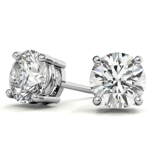 400 Ctw Agi Certified Lab Grown Diamond Stud Earrings